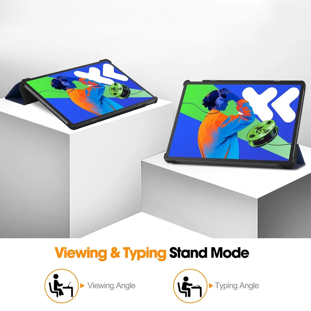 For Xiaoxin Pad Pro 12.7 2025 Tri-Folding Stand Smart Tablet Case for Lenovo XiaoxinPad Xiaoxin Pad Pro 12.7 2025 Cover funda