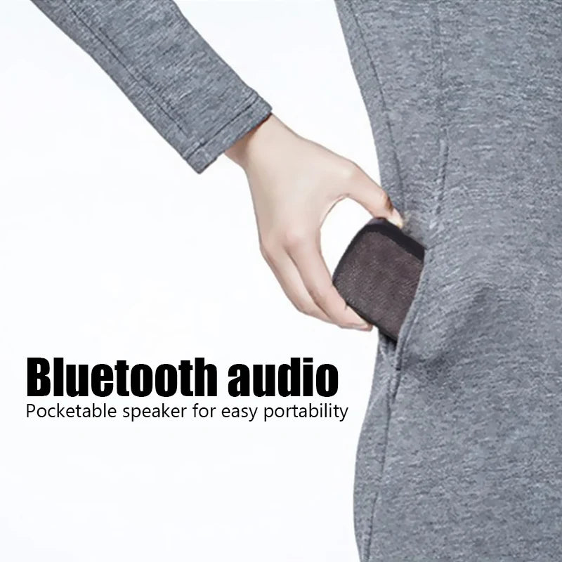 Mini Bluetooth Speaker HIFI Speakers Soundbar Portable Bluetooth 5.0 Wireless Soundbar 500mAh Battery For Outdoor Indoor Sports