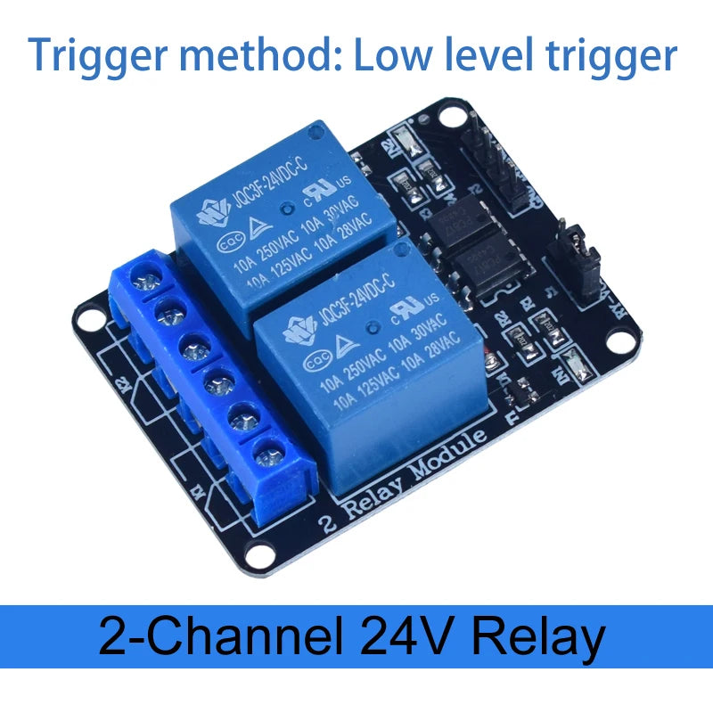 DC 5V 12V 24V 1 2 4 6 8 Channel Relay Module Board Shield with Optocoupler / High and Low Level Trigger for Arduino Raspberry