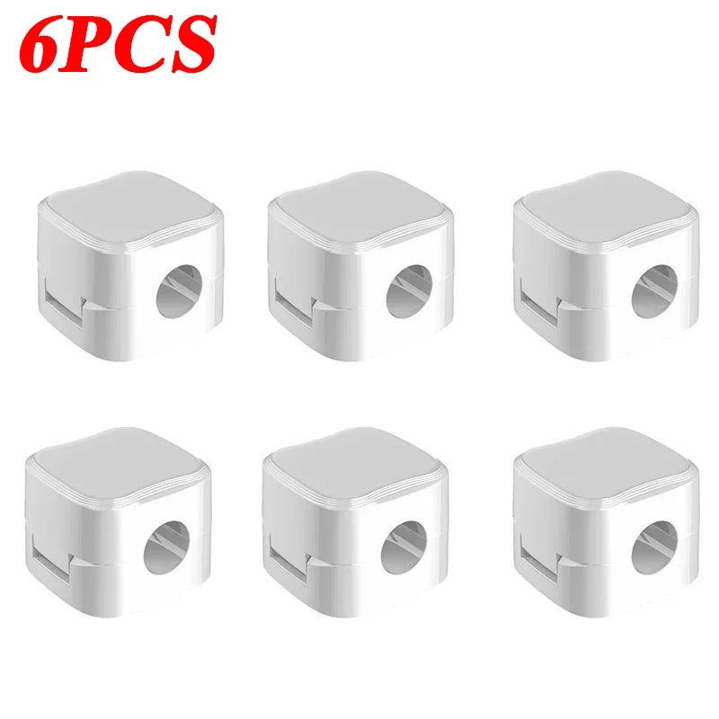 Magnetic Cable Clip Cable Holder,Adhesive Wire Keeper Cord Cable Organizer ,Usb Charging Line Winder For Office Desktop Home