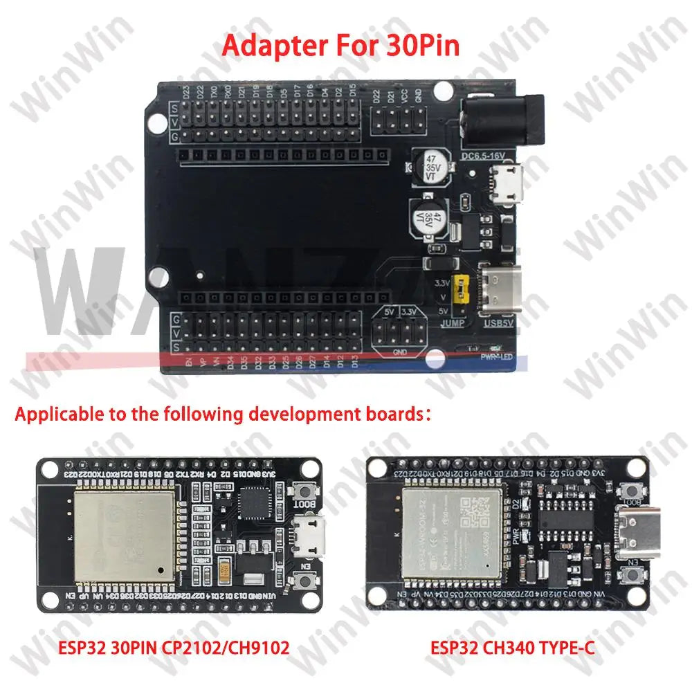 1PCS ESP32 Development Board WiFi+Bluetooth Ultra-Low Power Consumption Dual Core ESP-32S ESP32-WROOM-32D ESP32-WROOM-32U ESP 32