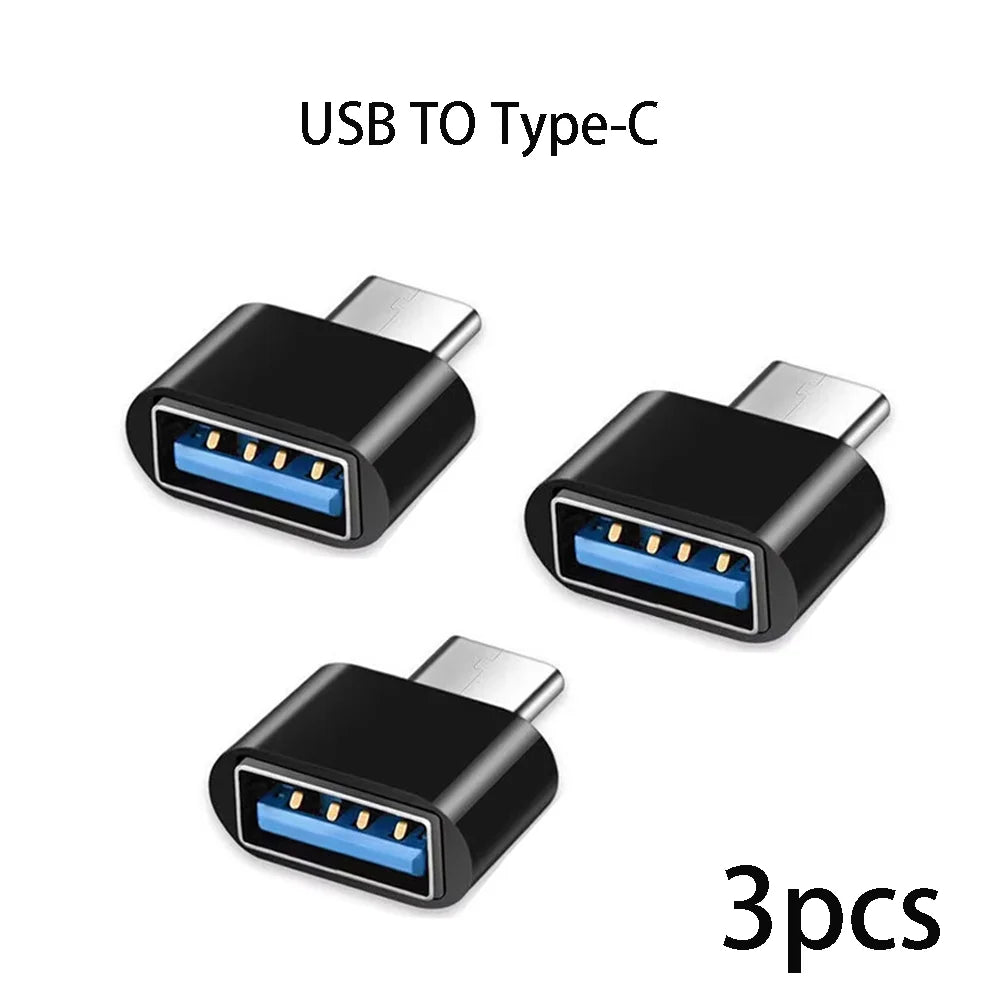 Mini Type-C  to USB Adapter 3.0 USB-C  Male OTG A Female Data Connector For MacBook ProiPadMini 6/ProMacBookAirType CDevice