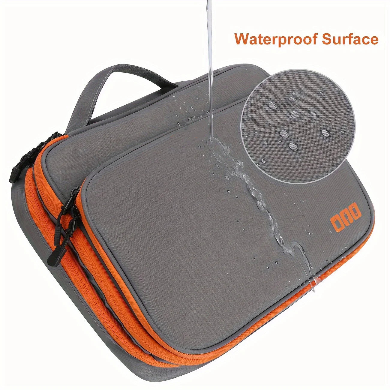 Multi Layer Cable Storage Bag, Electronic Accessories Organizer, Portable Travel Cable Organizer Case for iPad Cable Charger