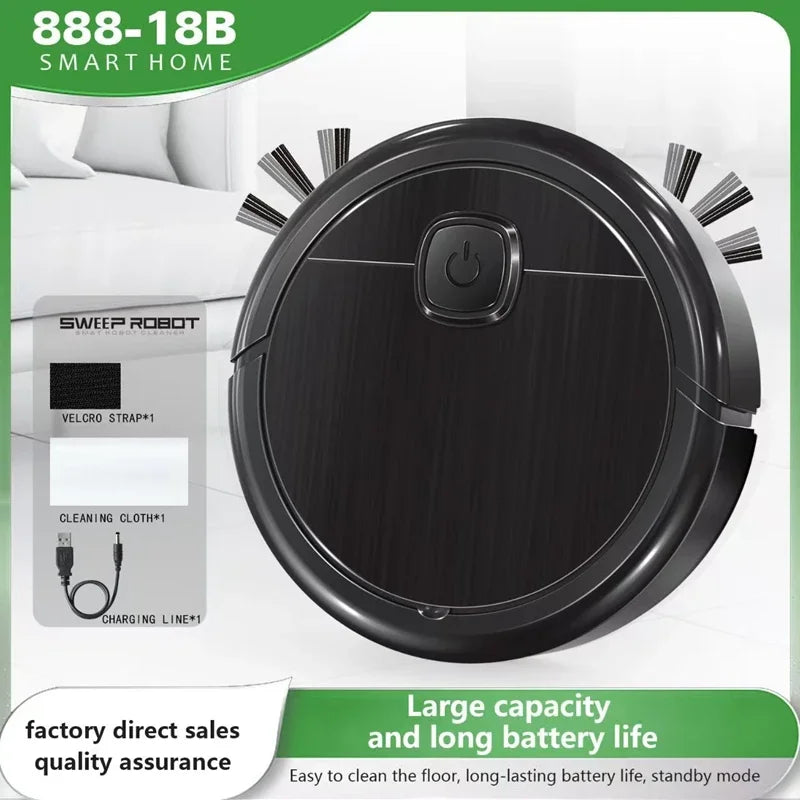 Lenovo 3-in-1 Smart Sweeping Robot Vacuum Mop 4000pa Strong Suction Washable Mop For Pet Hair Hard Floor Ideal Home Kitchen Room