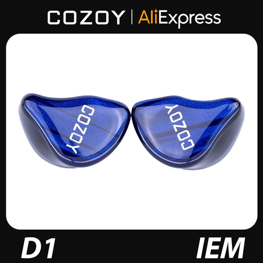 COZOY D1 IEM 10mm Graphene Diaphragm Dual Magnetic Circuit Dual Cavity Dynamic Wired In-Ear Earphones