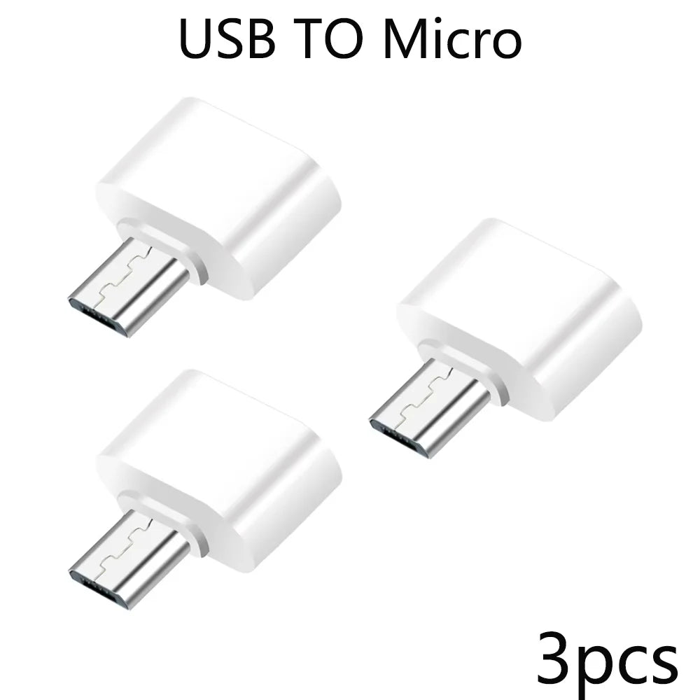 Mini Type-C  to USB Adapter 3.0 USB-C  Male OTG A Female Data Connector For MacBook ProiPadMini 6/ProMacBookAirType CDevice