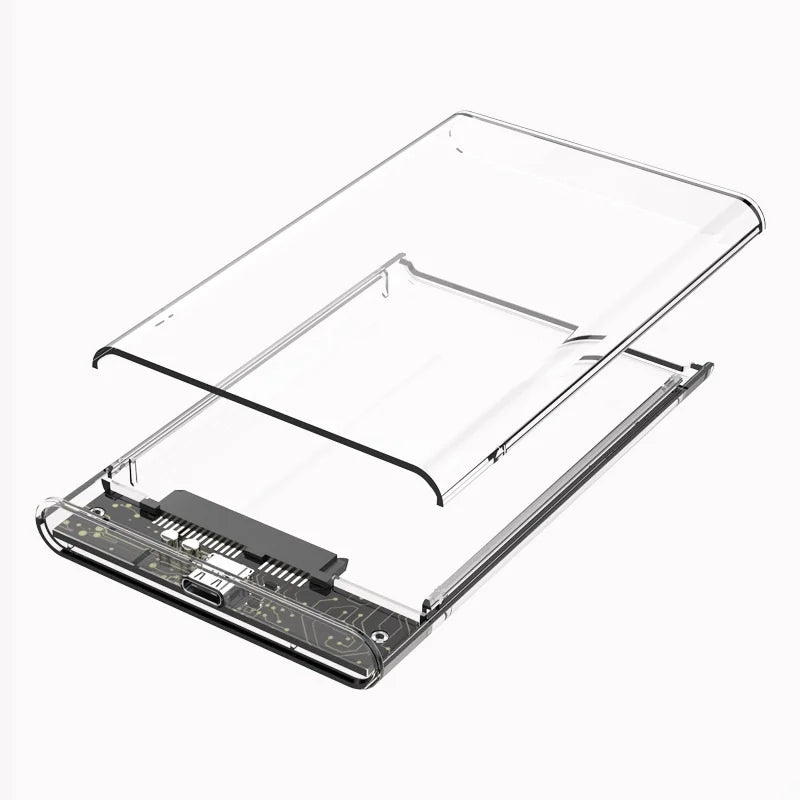 USB 3.0 HDD Enclosure 2.5" SATA HDD SSD External Hard Drive Case 5Gbps High Speed External Hard Drive Disk Box for PC Laptop