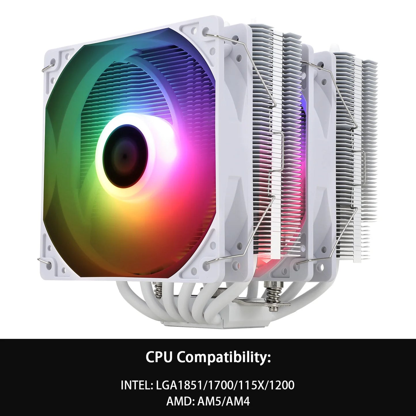 Thermalright Peerless Assassin 120 ARGB Digital Black CPU Air Cooler Supports LGA1851/1700/115X/1200/ AMD AM4/AM5