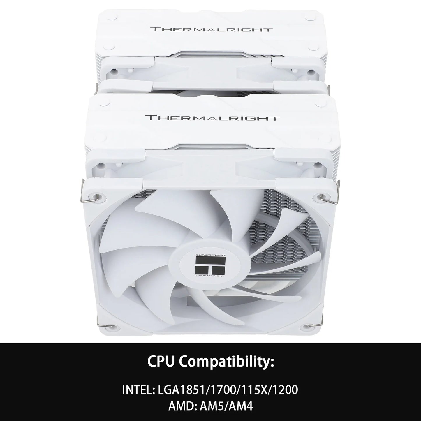 Thermalright Peerless Assassin 120 ARGB Digital Black CPU Air Cooler Supports LGA1851/1700/115X/1200/ AMD AM4/AM5
