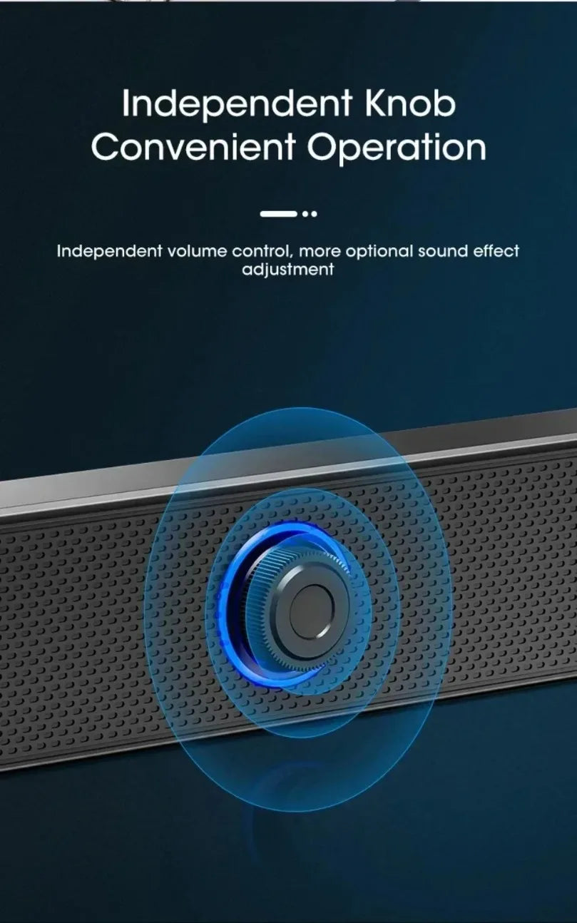 K2852 Series Home Theater Sound Svstem BT 3D Surround Long Soundbar PC Speaker For TV Soundbar Box Subwoofer Stereo Music Box