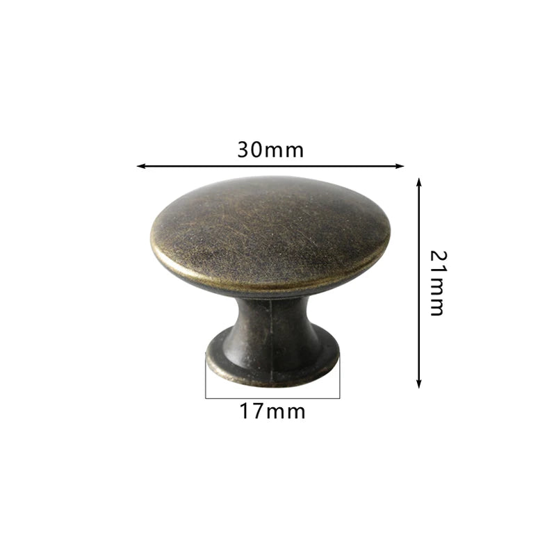 1 pc Round Cabinet Knobs Mini Knob Cabinet Handles Metal Drawer Hand Pulls Kitchen Cabinet Door Wardrobe Handles Hardware