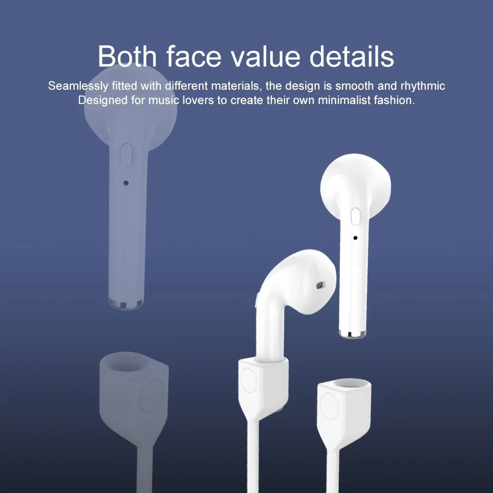Suitable For Wireless Earphones Anti-lost Rope Silicone Anti-lost Lanyard For Airpods Earphones.