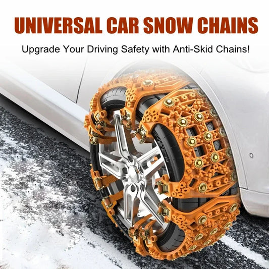 Automobile Tire Accessories Car Wheel Snow Chains Safe Driving Tire Chain SUV Winter Anti Slip Car Tire New Universal Snow Chain