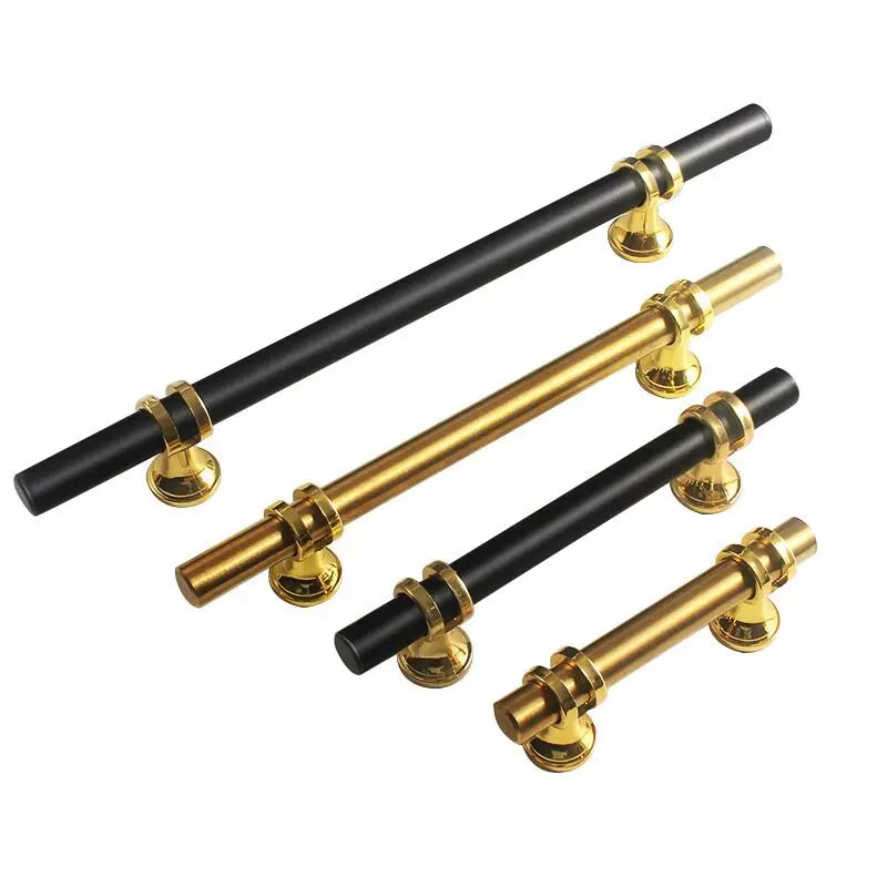 Handles Drawer Cabinet Furniture Kitchen Handles for Cabinet Knob Door Drawer Furniture Kitchen Knob Modern Simple Golden Silver