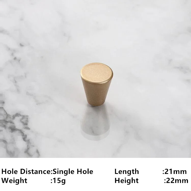 Handles Drawer Cabinet Furniture Kitchen Handles for Cabinet Knob Door Drawer Furniture Kitchen Knob Golden Simplicity Hardware