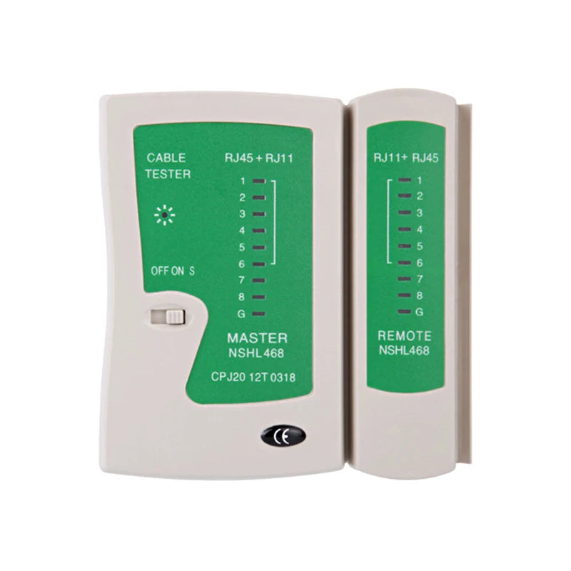 Network Cable Tester RJ45 Ethernet Cable Tester Lan Test Tool For Cat5 Cat6 CAT7 8P 6P LAN Cable And RJ11 Telephone Cable