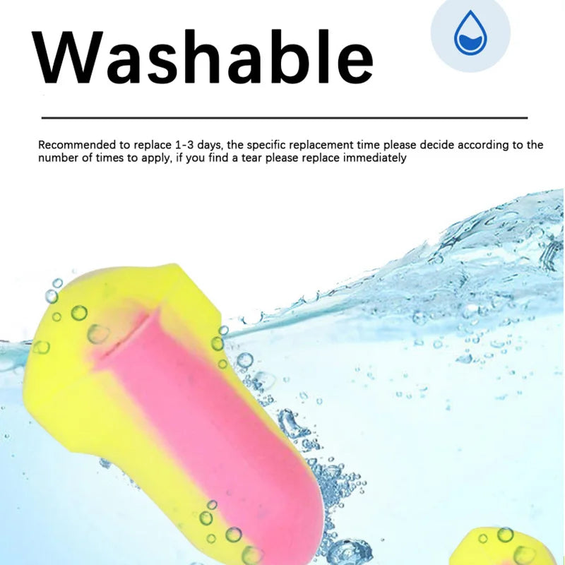 50 pairs Noise-reducing earplugs, noise prevention, sleep, noise reduction, work, sleep, noise-proof dormitory