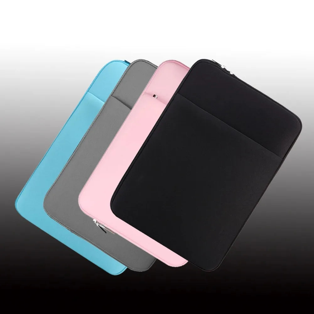 Multifunctional Laptop Inner Bag for 11-17 Inch Computer Protective Cover with Front Pocket for Power Cord