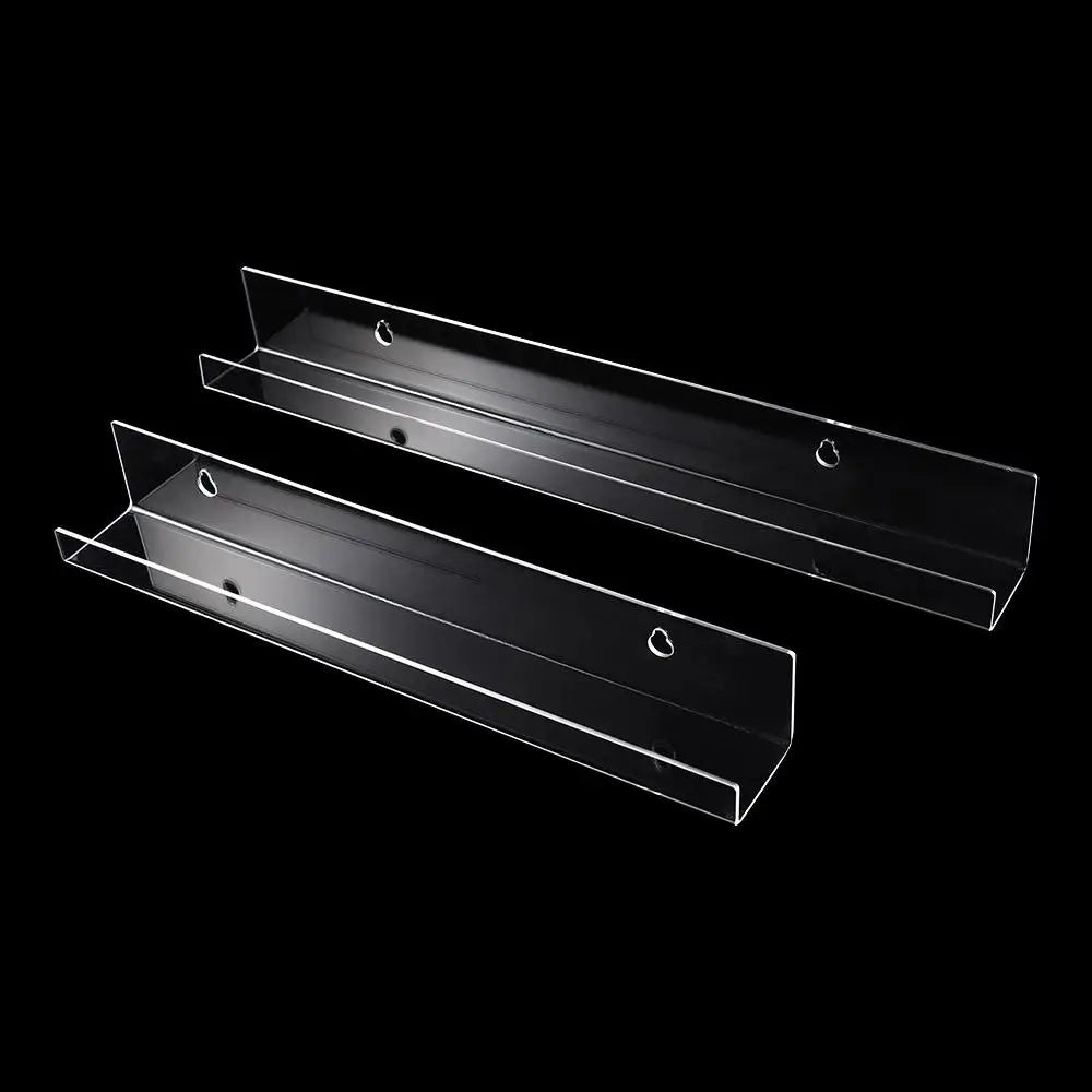 4"/12"/15" Vinyl Record Shelf Wall Mount Clear Lightweight Floating Shelves for Books Wall Decor Acrylic Magazine Rack Picture