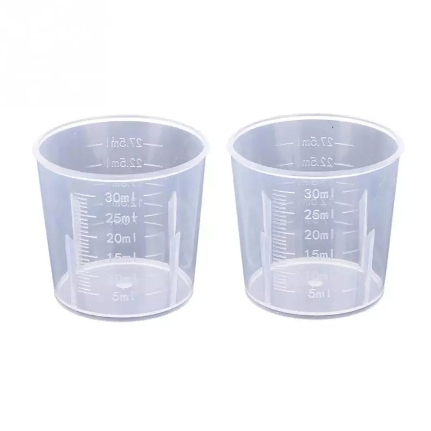 Aleekit Premium Clear Plastic Graduated Measuring Cup Pour Spout Without Handle Kitchen Tool Multifunctional Clear Measuring Cup