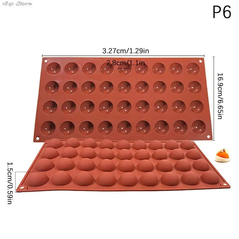 3D Ball Round Half Sphere Silicone Mold for DIY Baking Pudding Mousse Chocolate Cake Mold Kitchen Accessories Tools Cake Pudding