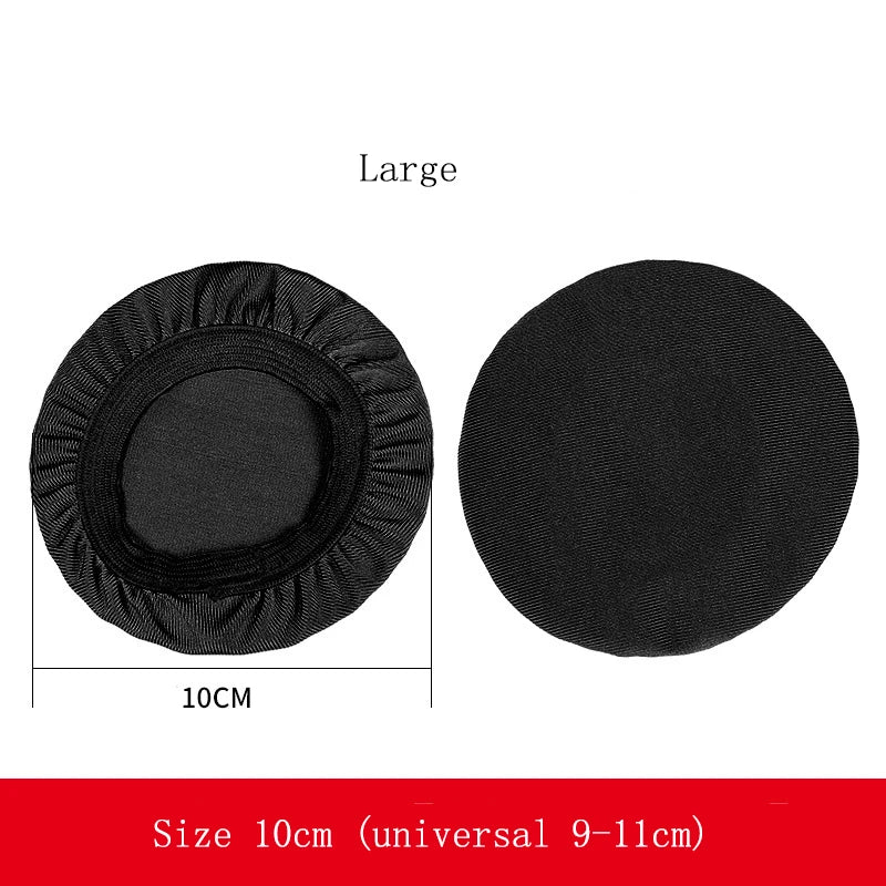 Reusable Hygienic Universal Soft Washable Headphones Elastic Protective Dust Proof Earpad Covers Non Woven Cloth Durable 1Pairs