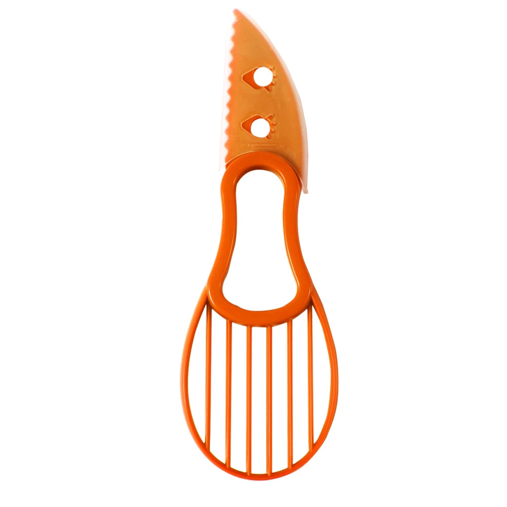 1PC Avocado Peeler Avocado Cutter Fruit Peeler Pulp Cutter Plastic Knife Kitchen Vegetable Tool