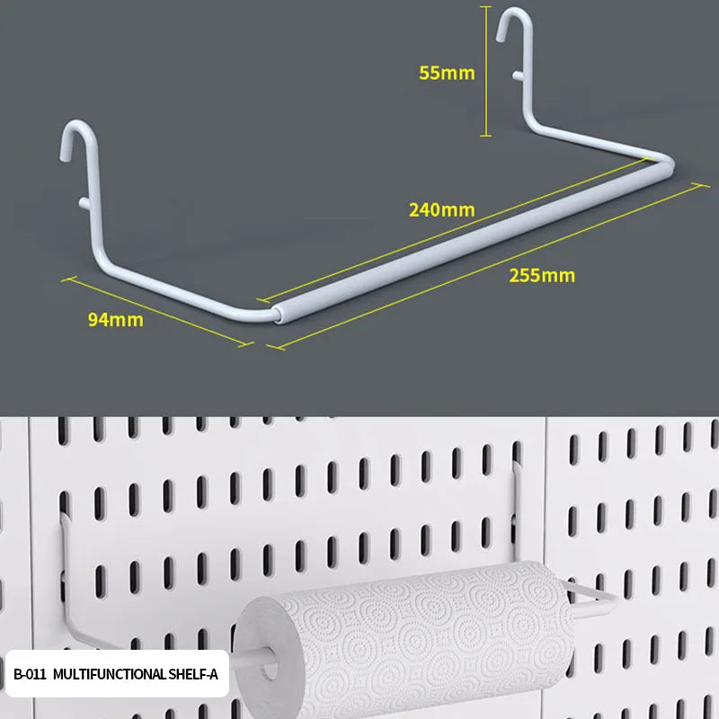 The Ultimate Modular Desk System | Plastic Pegboard Organizer Lets You Combine Hooks, Bins, Shelves & Baskets Freely