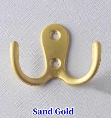 Simple FurnitureHook Black Chrome Towel Hook For Bathroom Clothes Coat Hook Bedroom Robe Hook Livingroom Kitchen Accessories