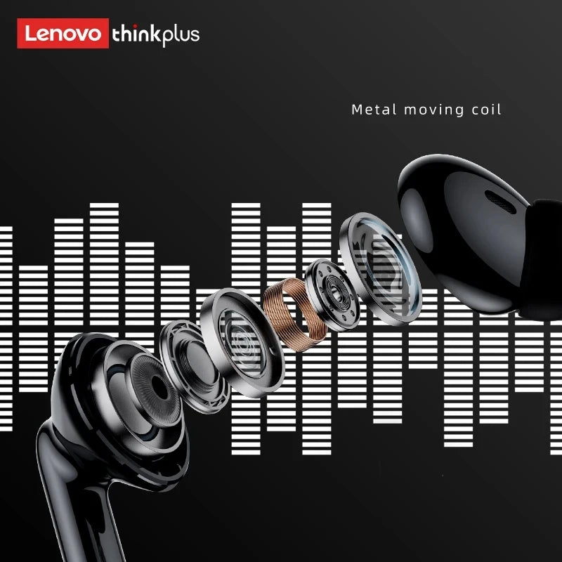 Lenovo Thinkplus XT88 in Ear Bluetooth Earphones with Dual Microphones, Stereo Noise Reduction, Bass HIFI Touch Earbuds