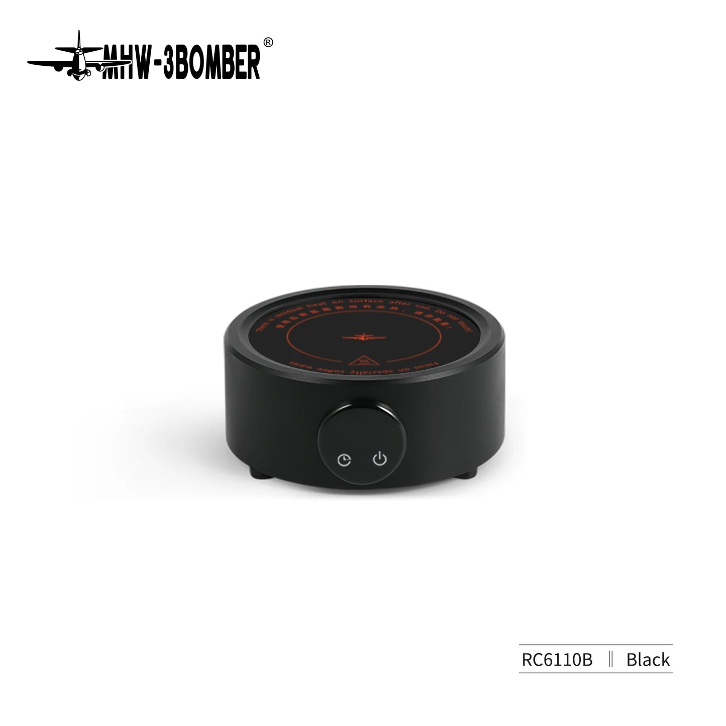 MHW-3BOMBER Mini Coffee Electric Stove for Moka Pot 800w Ceramic Cooktop Milk Water Heating Furnace Coffee Tool Camp Kitchen Use