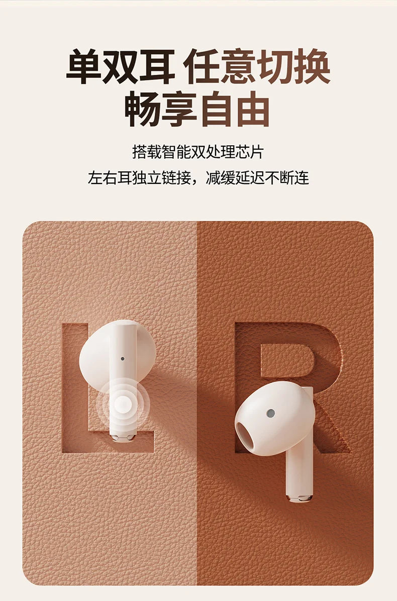 Q86 Bluetooth 5.3 Wireless Headphones Power LED Digital Display 24hours Endurance HiFi Gaming Headsets Waterproof Sports Earbuds