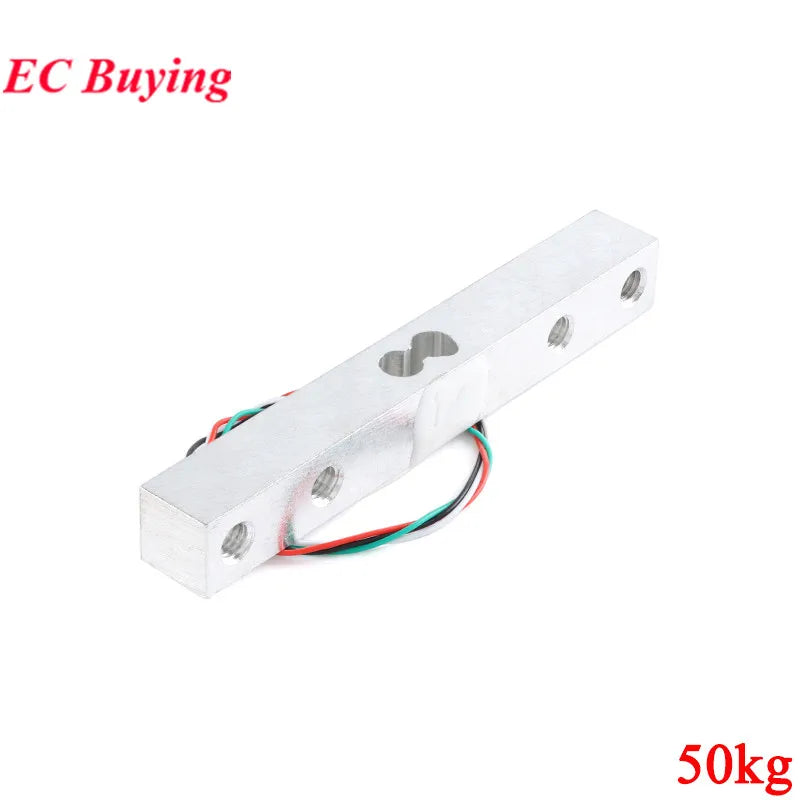 Electronic Scale Aluminum Alloy Weighing Sensor Load Cell 1kg 5kg 10kg 20kg 40kg 50kg HX711 AD Module for Kitchen CZL-611RD 611P