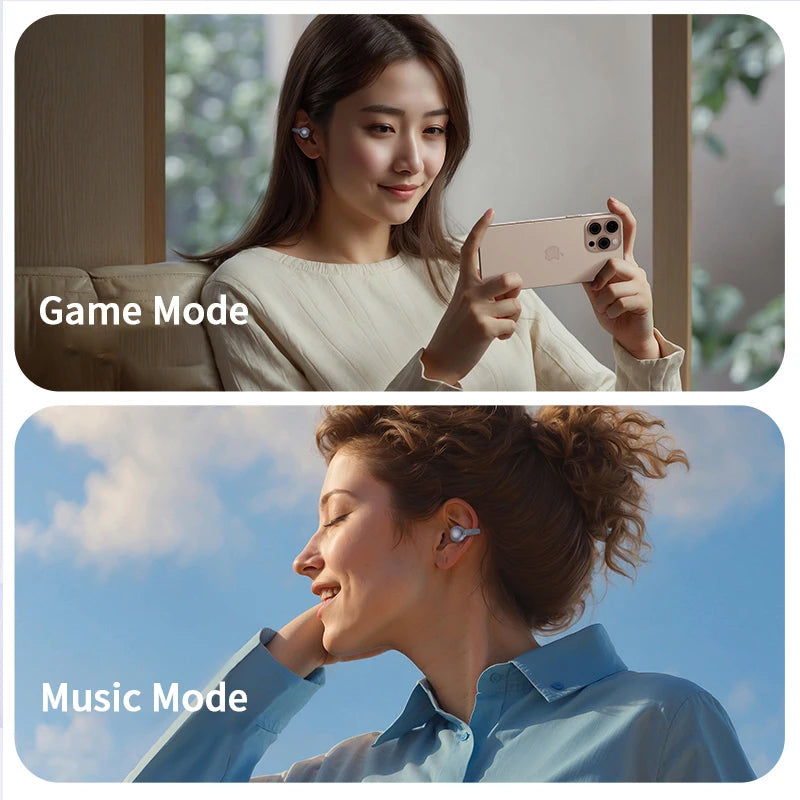 New Sport Earclip Wireless Headphone Bluetooth Earphone Audífonos Bluetooth Inalámbrico Gaming LED Display for Xiaomi Huawei