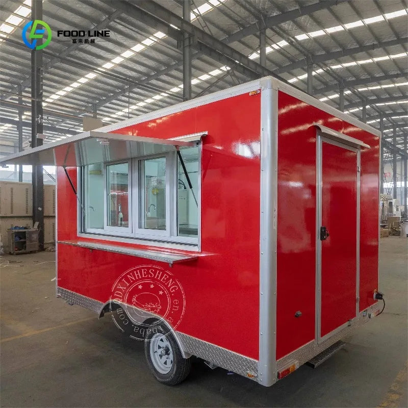 Hamburger Mobile  Food Trailer  Equipped with Full Restaurant