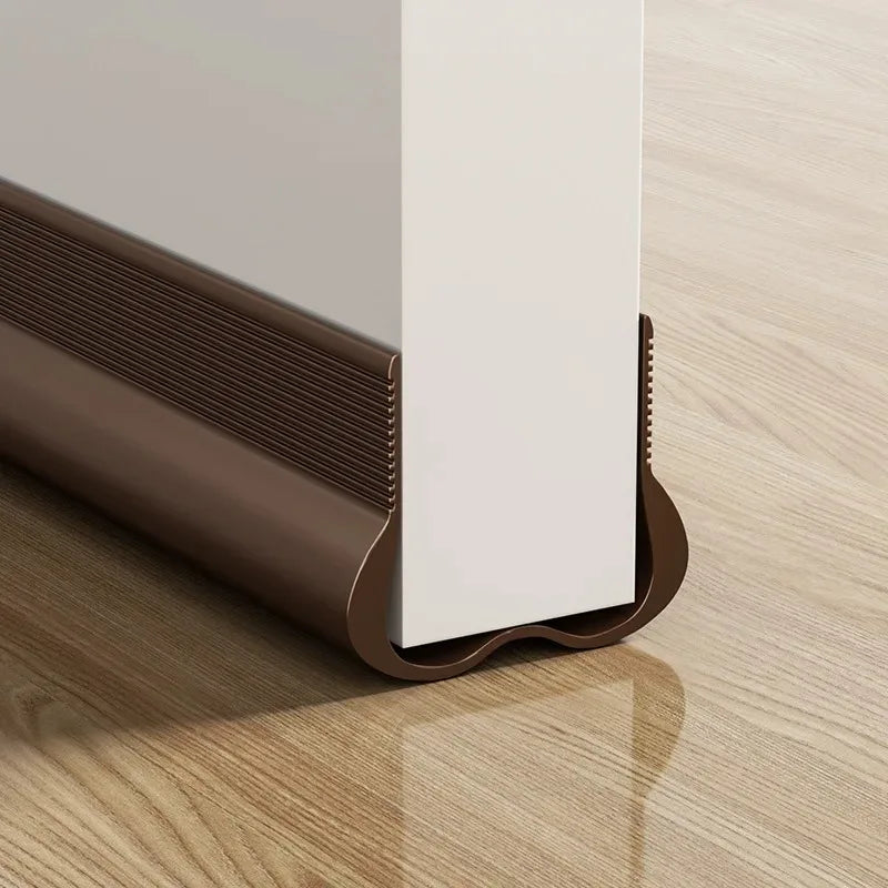 PVC Flexible Door Bottom Sealing Strip Weatherproof Draft Stopper Gasket Window Insulation Guard for Home Draft Prevention