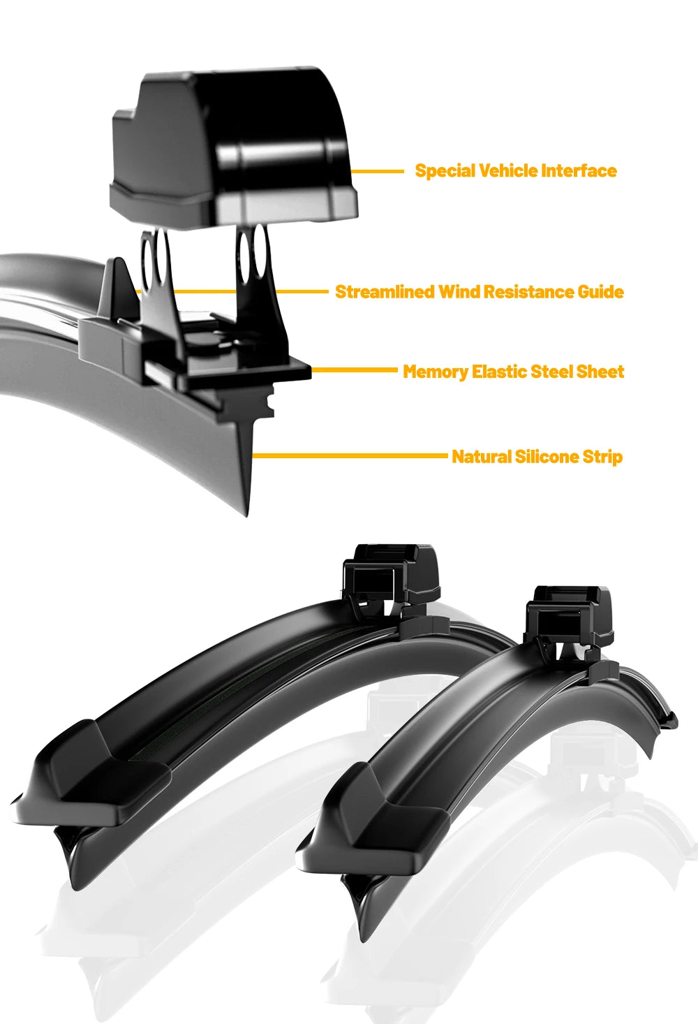 For Opel Astra J Front Wiper Blades 2009-2015 2010 2011 2012 2013 2014 Windscreen Windshield Window Brushes Accessories 27"+25"