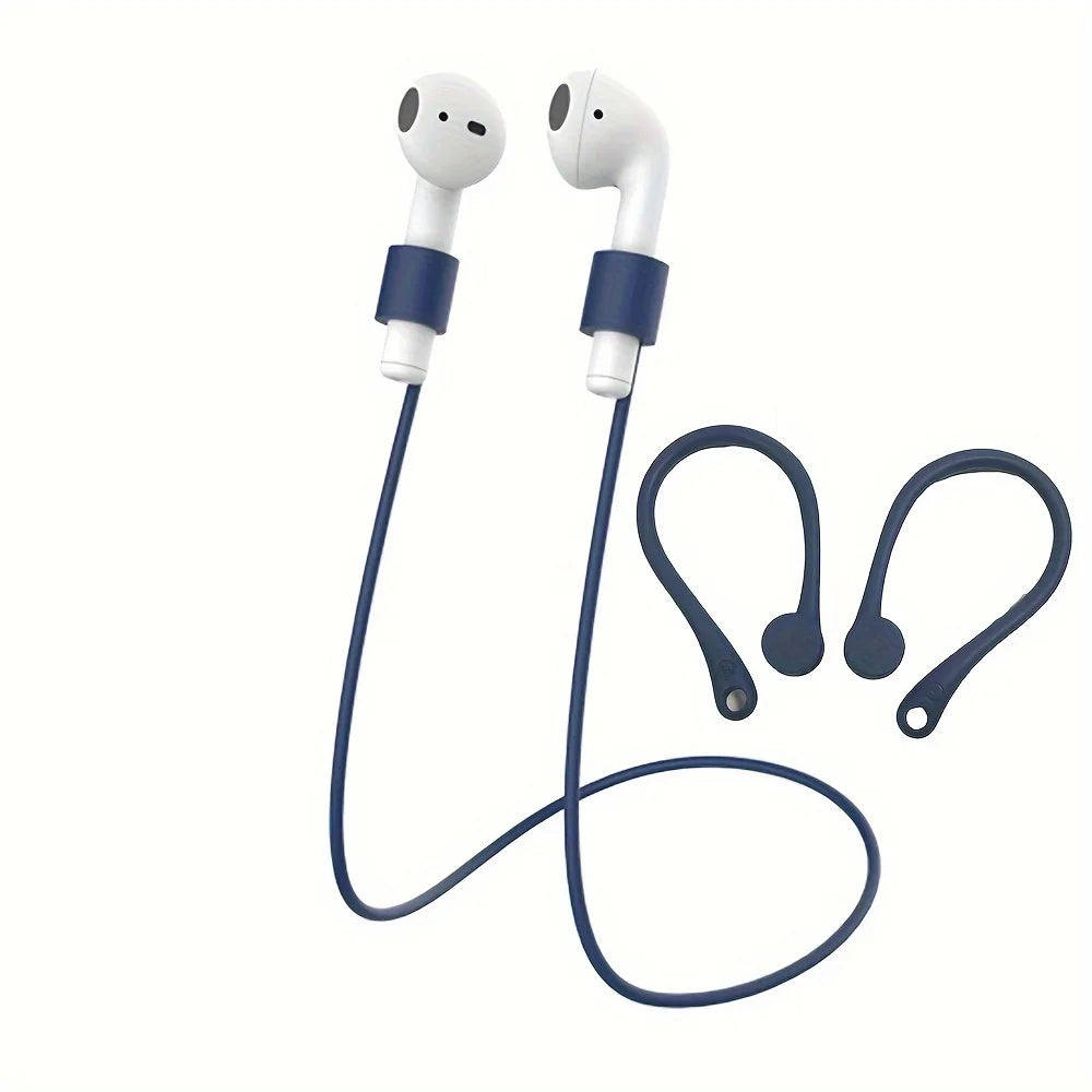 Suitable For Wireless Earphones Anti-lost Rope Silicone Anti-lost Lanyard For Airpods Earphones.