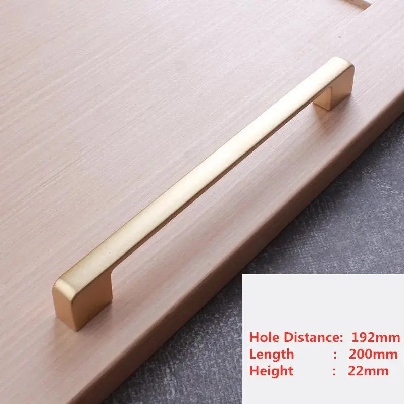 Handles Drawer Cabinet Furniture Kitchen Handles for Cabinet Knob Door Drawer Furniture Kitchen Knob Golden Simplicity Hardware