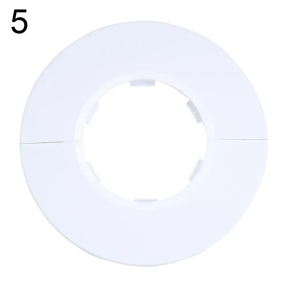 1Pc Plastic Wall Hole Pipe Collars Cover Shower Faucet Angle Valve Pipe Plug Decoration Cover Kitchen Bathroom Faucet Accessory