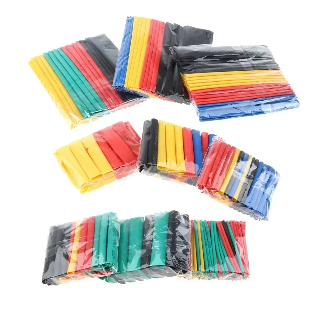 Thermal-Activated Cable Sleeve Shrinkable Wire Protector Kit Insulation Tubes for DlY Proiects Automotive Electronics Repair