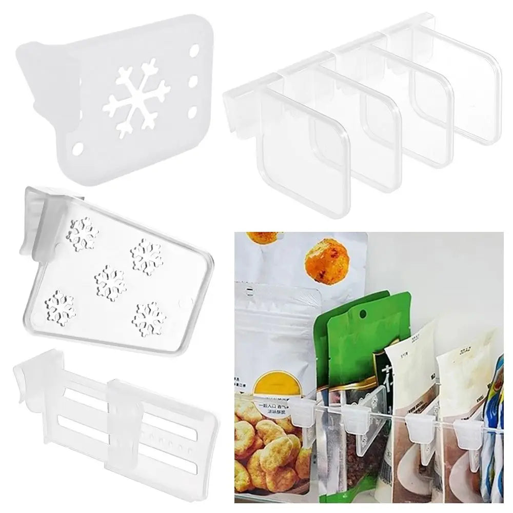 1Pcs/1Set Fridge Side Door Refrigerator Partition Board Bottle Can Organizer Separating Storage Shelf Kitchen Accessories