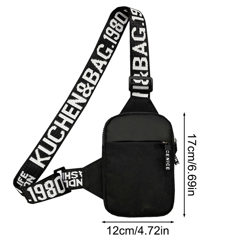 Man's Messenger Bag Men's Shoulder Bag INS Trend Small Backpack Mobile Phone Square Bag Crossbody Bags Organizer Bag