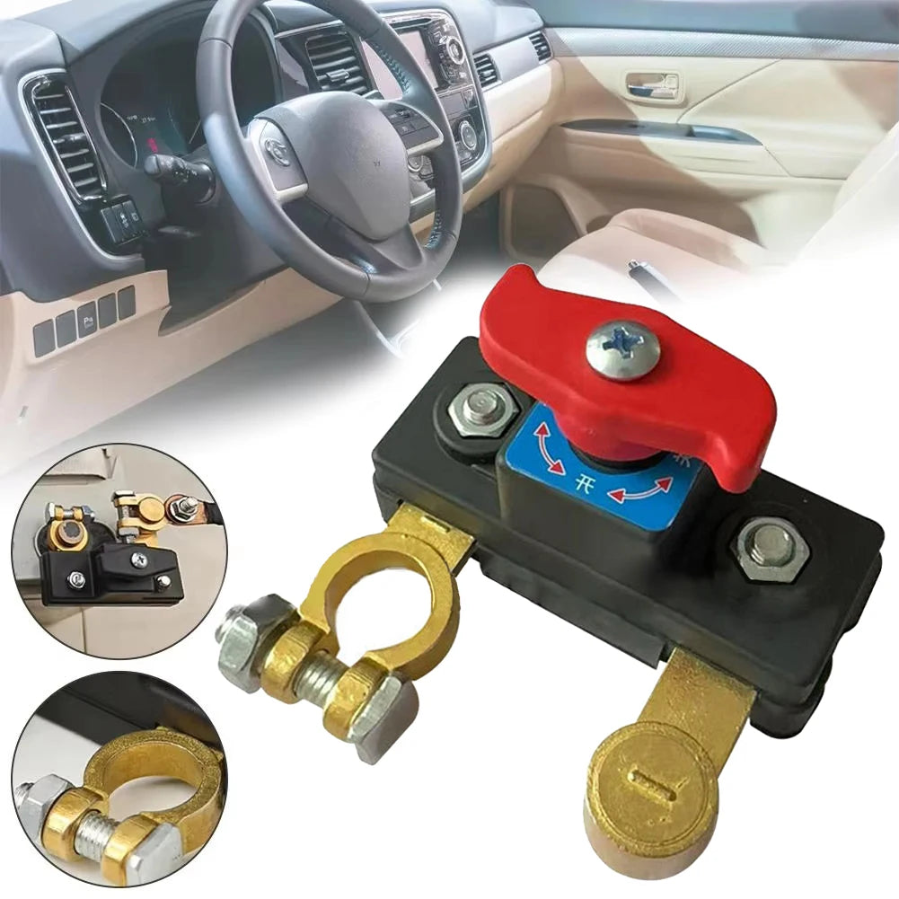 12V  Car Battery  Cut Off Switch Disconnect  Isolator Cut-off Power Cutoff  Switch Circuit Breaker Parts  For Car/Rv/Boat