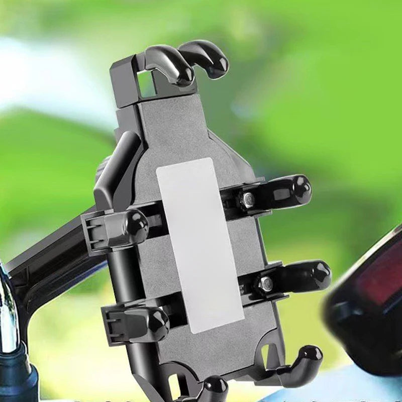 Motorcycle, Bicycle, Electric Vehicle Riding Mobile Phone Holder, Anti-shock And Anti-drop