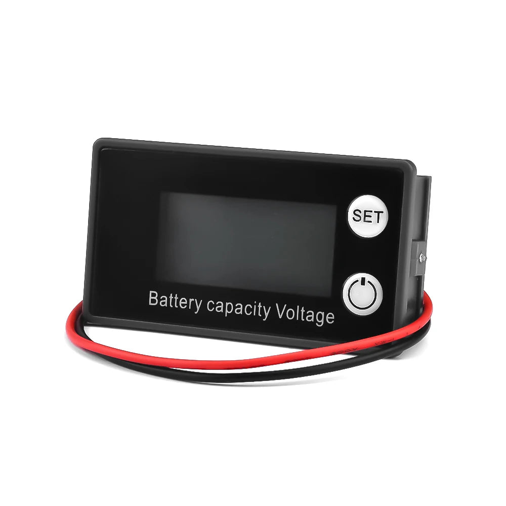 DC 8V-100V Battery Capacity Indicator Lead Acid Lithium LiFe PO4 Car Motorcycle Voltmeter Voltage Gauge 12V 24V 48V 72V