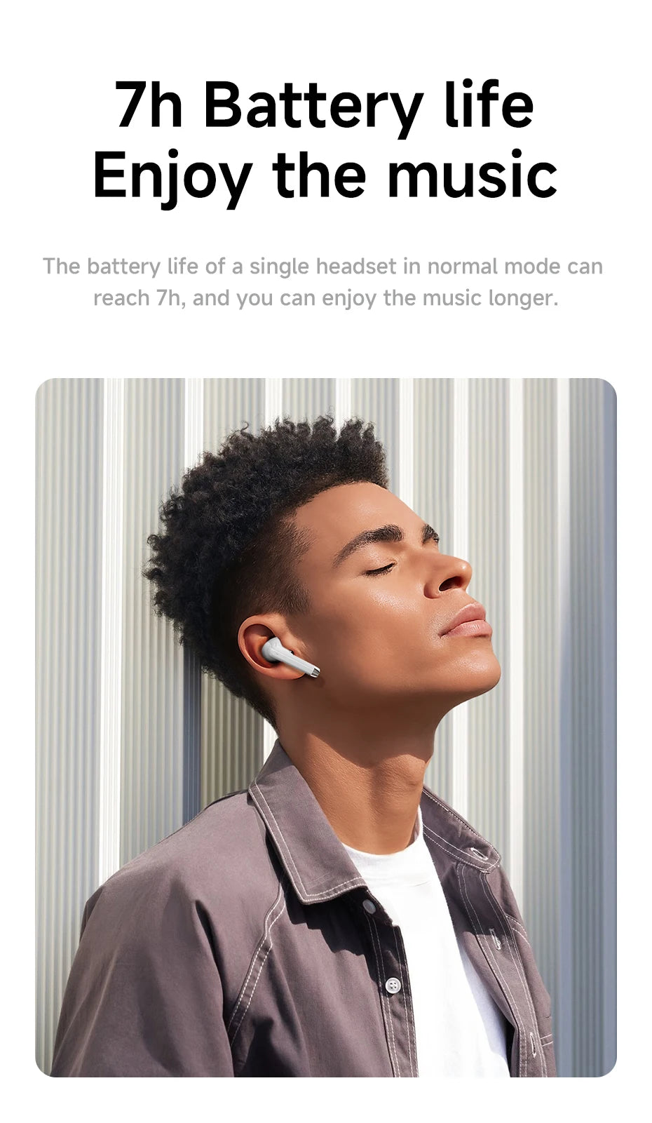 HOCO EQ2 True Wireless Bluetooth 5.3 Earbuds Touch Control Stereo In-Ear Headphones Built-In Microphone Sports Compatible