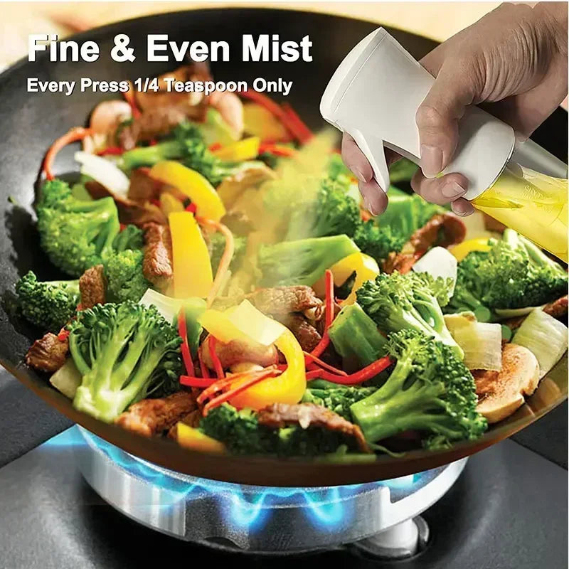200/300/500ml Oil Spray Olive Oil Spray Bottle Kitchen Cooking Dispenser Camping Baking Vinegar Soy Sauce Sprayer Containers