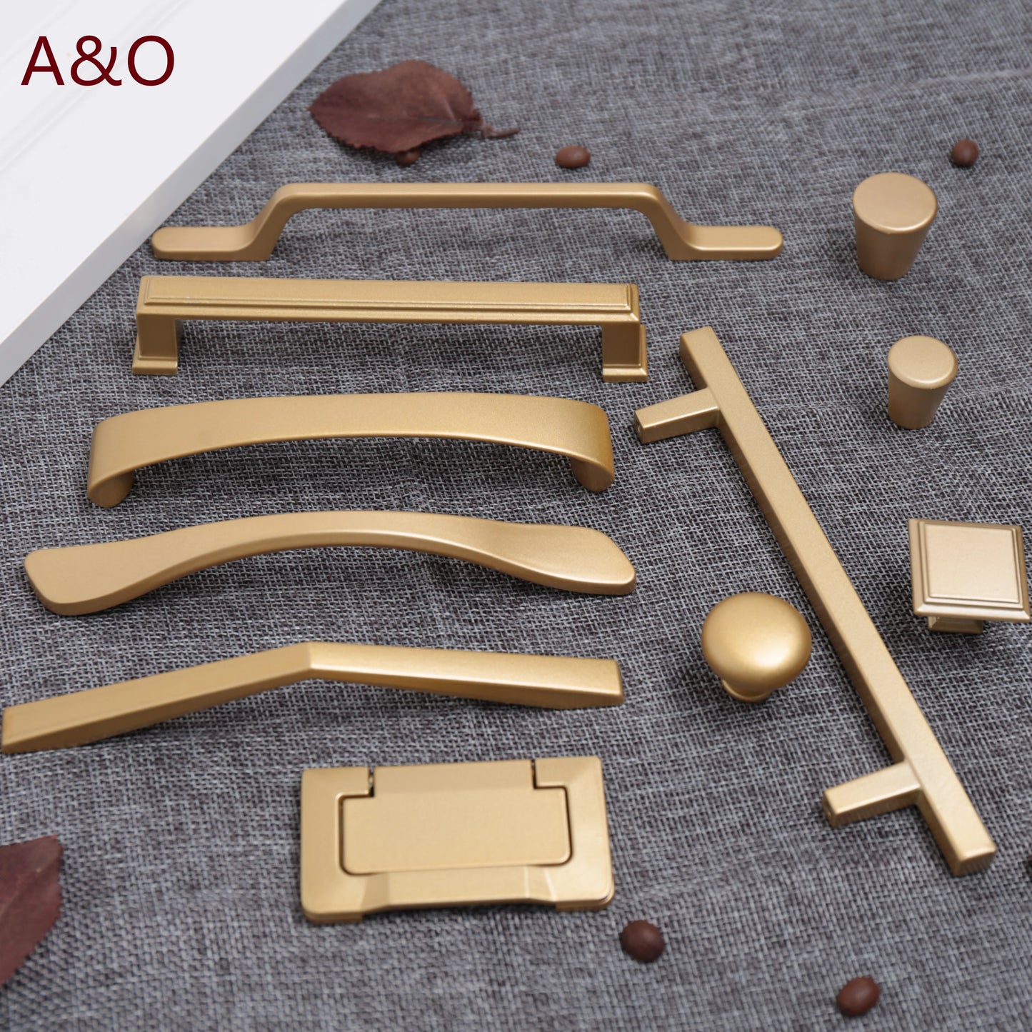 Handles Drawer Cabinet Furniture Kitchen Handles for Cabinet Knob Door Drawer Furniture Kitchen Knob Golden Simplicity Hardware