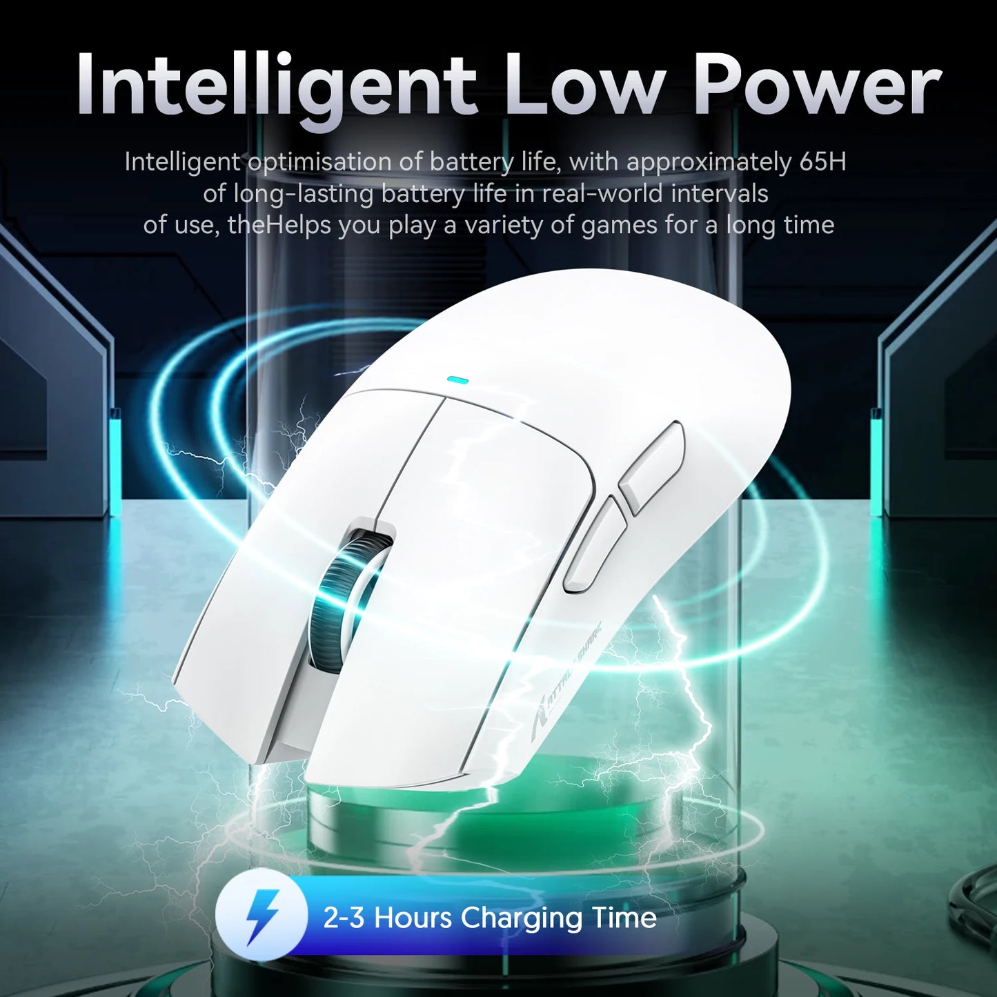 ATTACK SHARK X11-Mouse Tri-Mode Lightweight Gaming Mouse,PAW3311,22000DPI,400IPS,40G,1K Return Rate,Magnetic Fast Charging